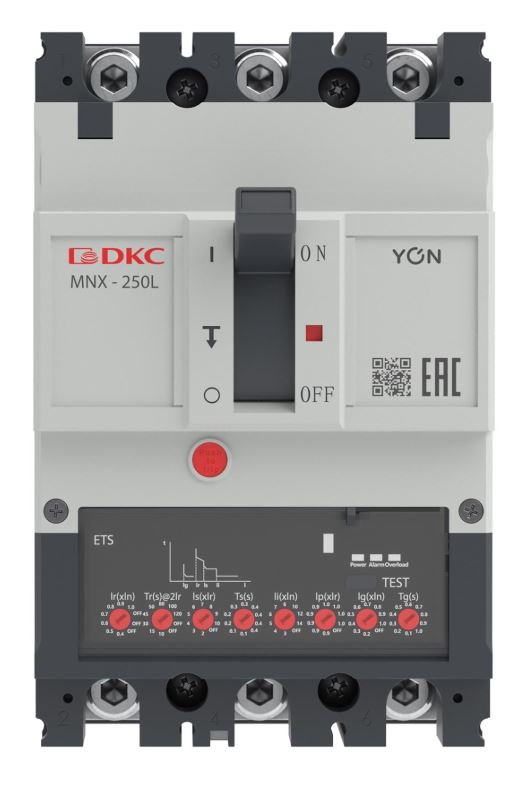 YON pro MNX250L 3P 250A 70kA при AC415V расц. ETS (MNX250L3PETS0250)