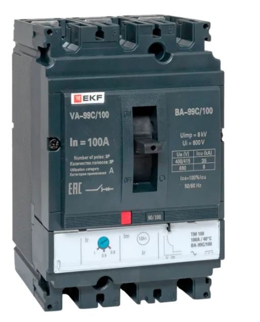 ВА-99C 160/100А 3P 35кА (mccb99C-160-100)