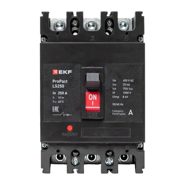 LS250 25кА 3P 160А ProPact (mccb-250-25-3-160-ls)