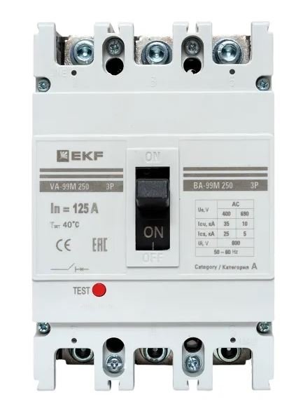 ВА-99М 250/125А 3P 10In 35кА (mccb99-250-125m)
