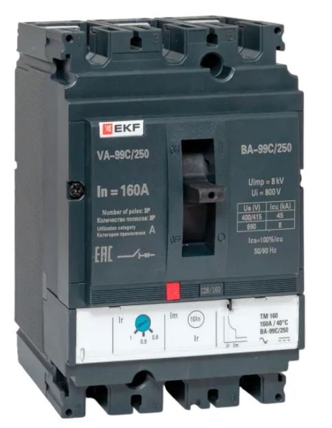 ВА-99C 250/160А 3P 45кА (mccb99C-250-160)
