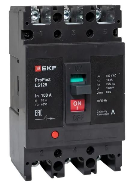 LS125 18кА 3P 100А ProPact (mccb-125-18-3-100-ls)