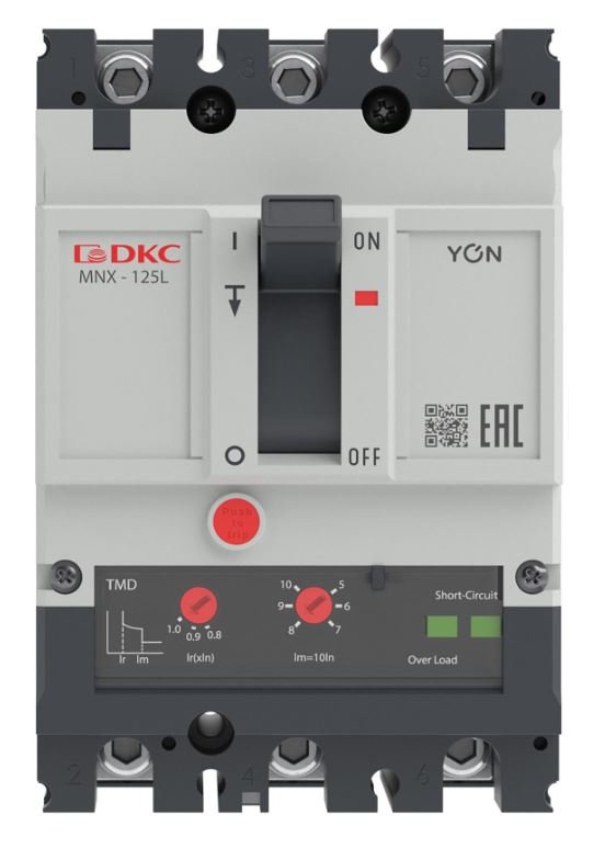 YON pro MNX125L 3P 125A 70kA при AC415V расц. TMD (MNX125L3PTMD0125)