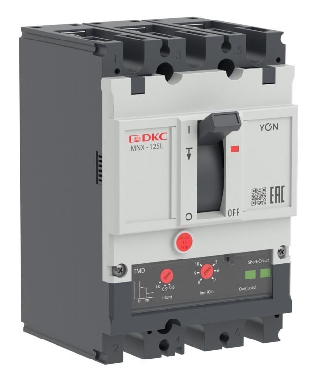 YON pro MNX125L 3P 125A 70kA при AC415V расц. TMD (MNX125L3PTMD0125)