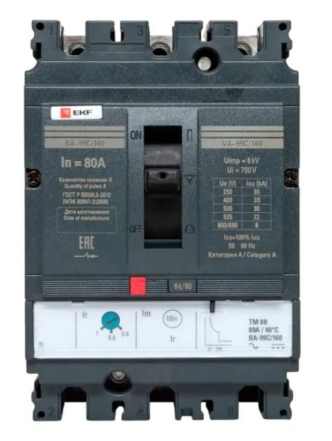 ВА-99C 160/80А 3P 35кА (mccb99C-160-80)