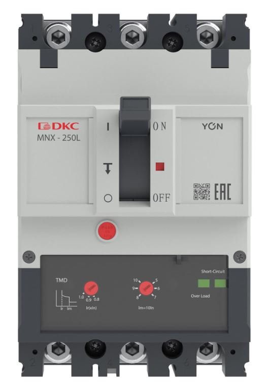YON pro MNX250L 3P 250A 70kA при AC415V расц. TMD (MNX250L3PTMD0250)