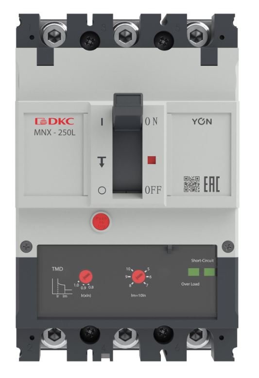 YON pro MNX250L 3P 200A 70kA при AC415V расц. TMD (MNX250L3PTMD0200)