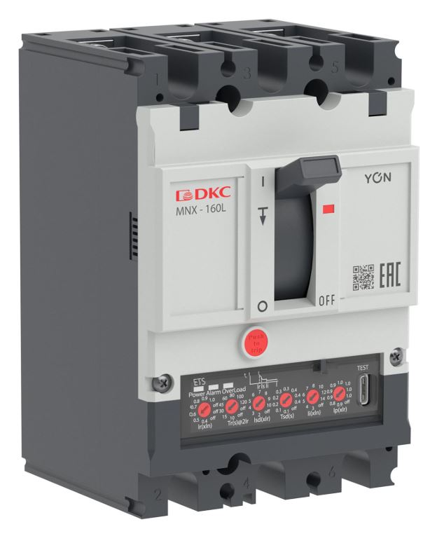 YON pro MNX160L 3P 160A 70kA при AC415V расц. ETS (MNX160L3PETS0160)