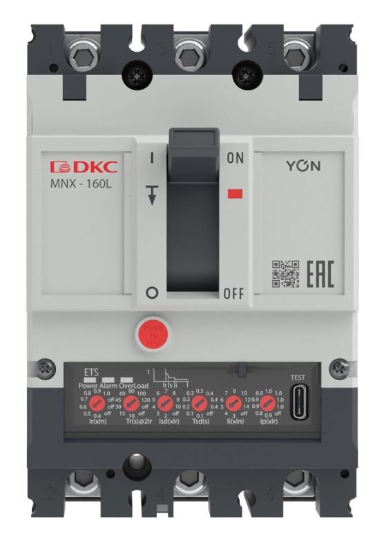 YON pro MNX160L 3P 160A 70kA при AC415V расц. ETS (MNX160L3PETS0160)