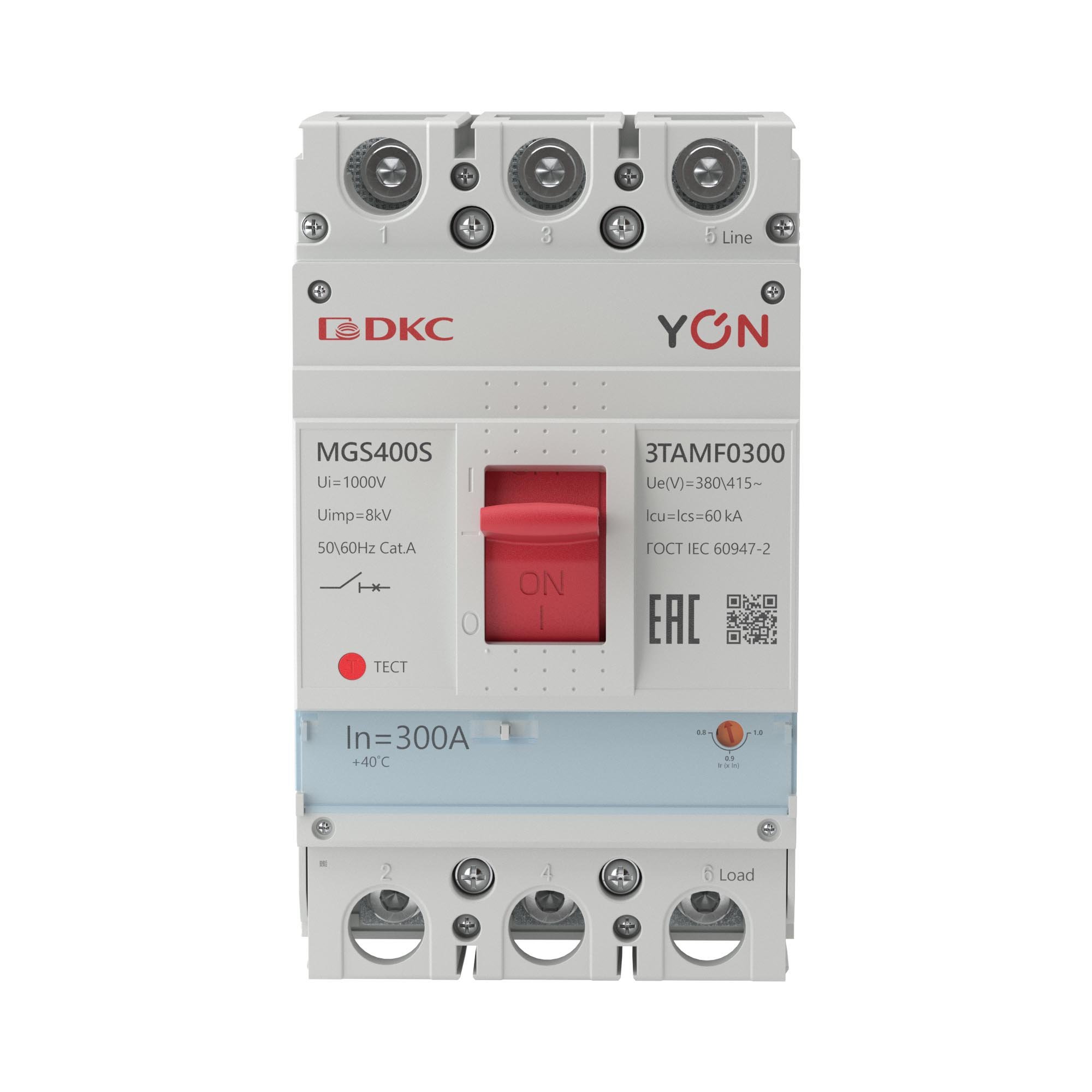 YON MGS400 3P 240-300A 60kA (MGS400S-3TAMF0300)