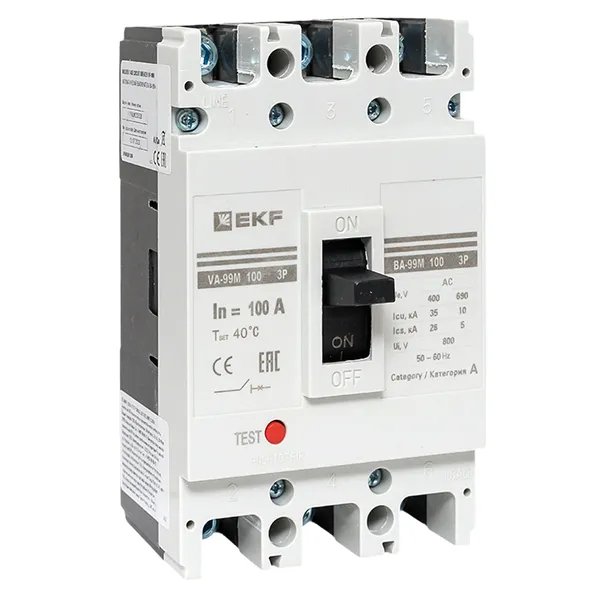 ВА-99М 100/100А 3P 35кА (mccb99-100-100m)