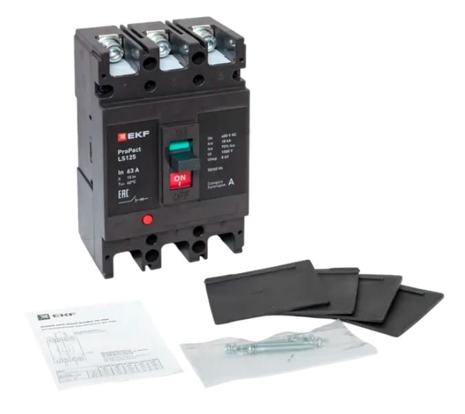 LS125 18кА 3P 63А ProPact (mccb-125-18-3-63-ls)