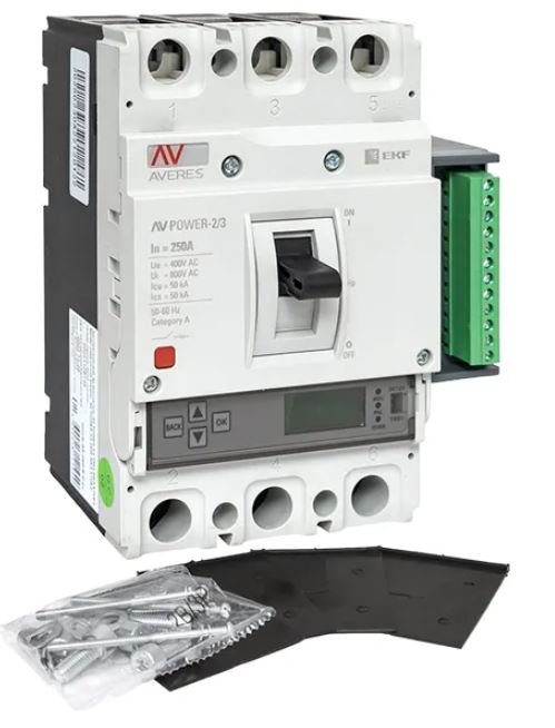 AV-POWER-2/3 250А 50кА ETU6.2 (mccb-23-250-6.2-av)