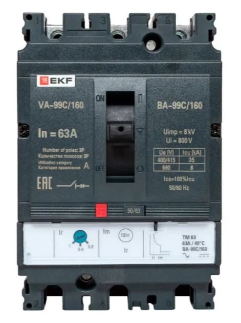 ВА-99C 160/63А 3P 35кА (mccb99C-160-63)