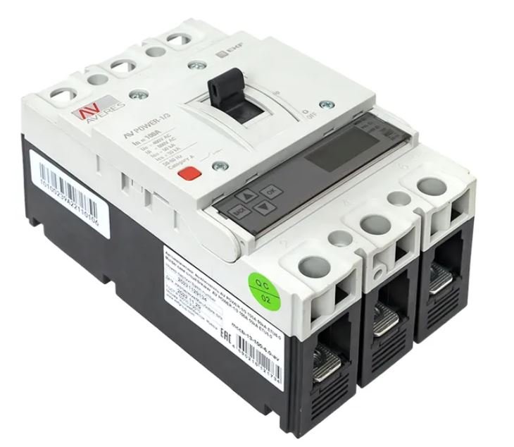 AV-POWER-1/3 100А 50кА ETU6.0 (mccb-13-100-6.0-av)