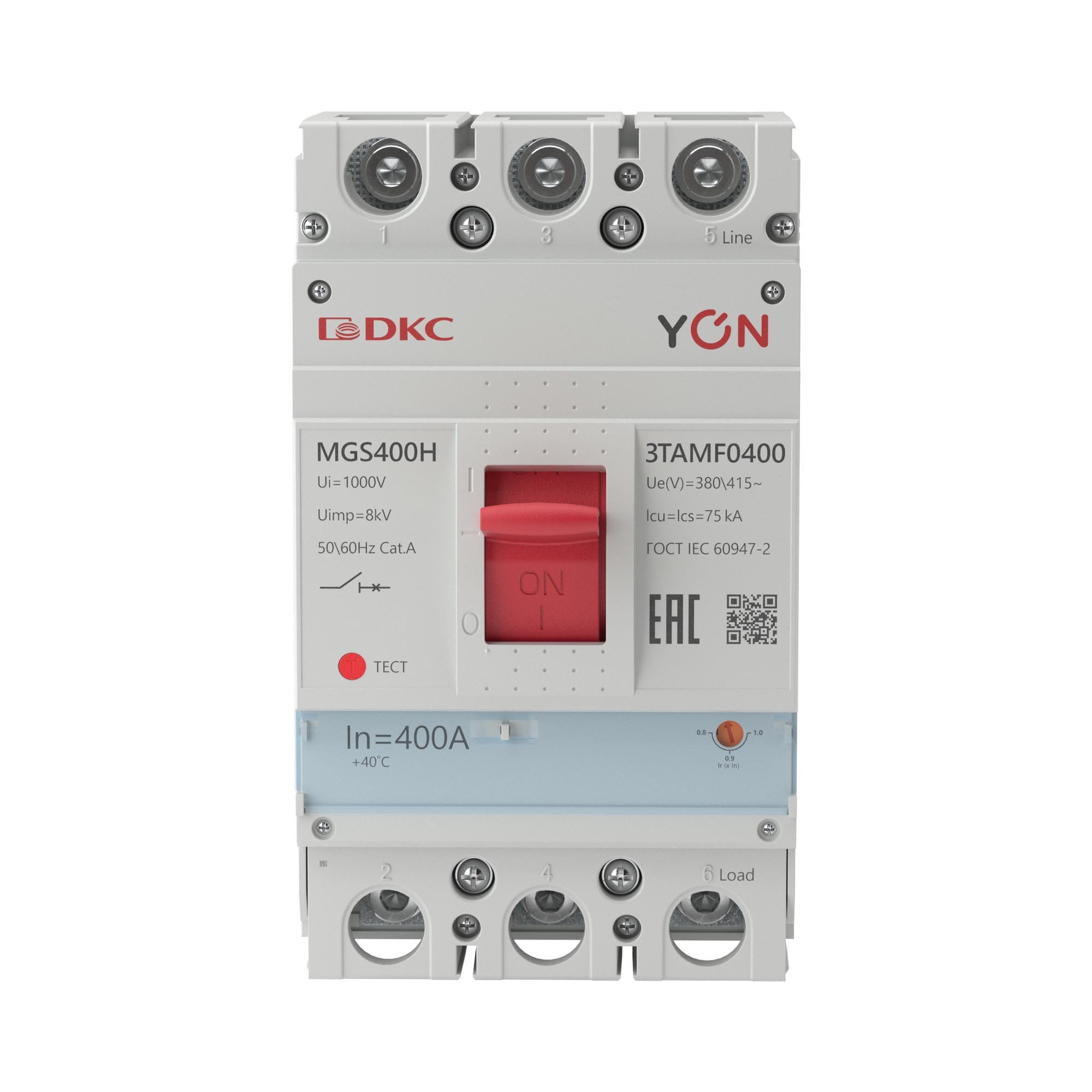 YON MGS400 3P 320-400A 75kA (MGS400H-3TAMF0400)