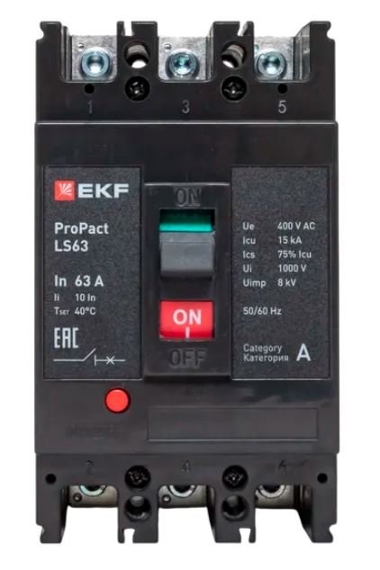 LS63 15кА 3P 63А ProPact (mccb-63-15-3-63-ls)