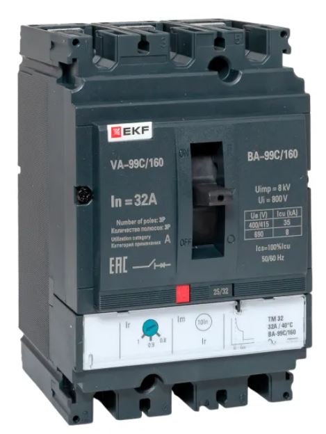 ВА-99C 160/32А 3P 35кА (mccb99C-160-32)