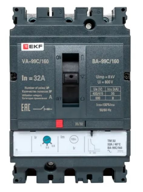 ВА-99C 160/32А 3P 35кА (mccb99C-160-32)