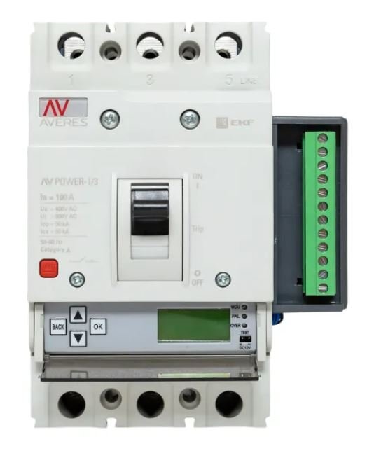 AV-POWER-1/3 100А 50кА ETU6.2 (mccb-13-100-6.2-av)