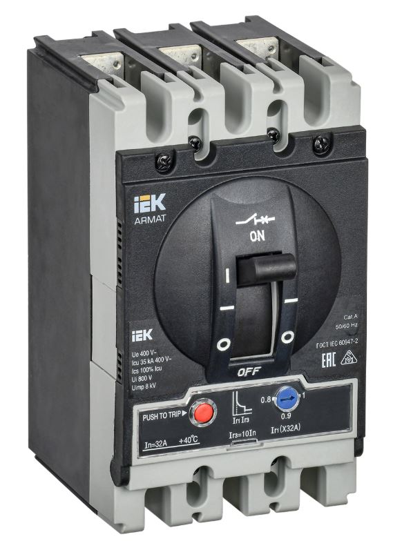 Автоматический выключатель в литом корпусе 3P S 32A 35kA (AR-MCCB-3S-035-0032A-ATUC)