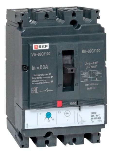 ВА-99C 100/50А 3P 35кА (mccb99C-100-50)