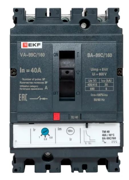 ВА-99C 160/40А 3P 35кА (mccb99C-160-40)