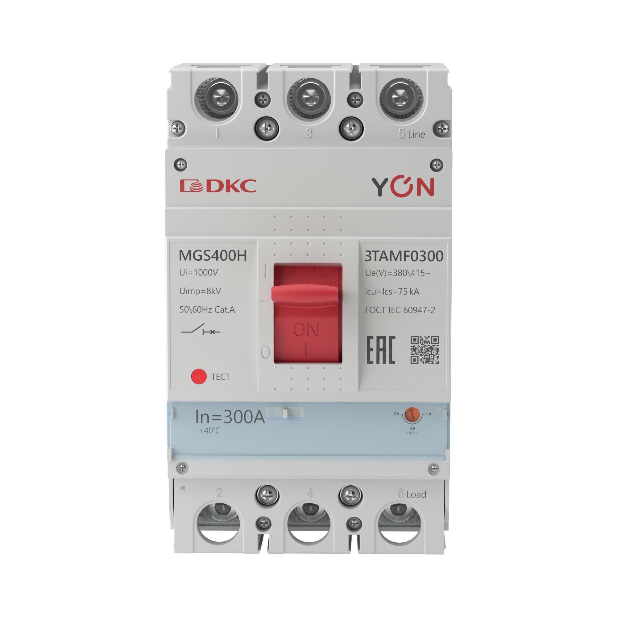YON MGS400 3P 240-300A 75kA (MGS400H-3TAMF0300)