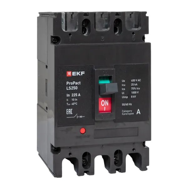 LS250 25кА 3P 225А ProPact (mccb-250-25-3-225-ls)
