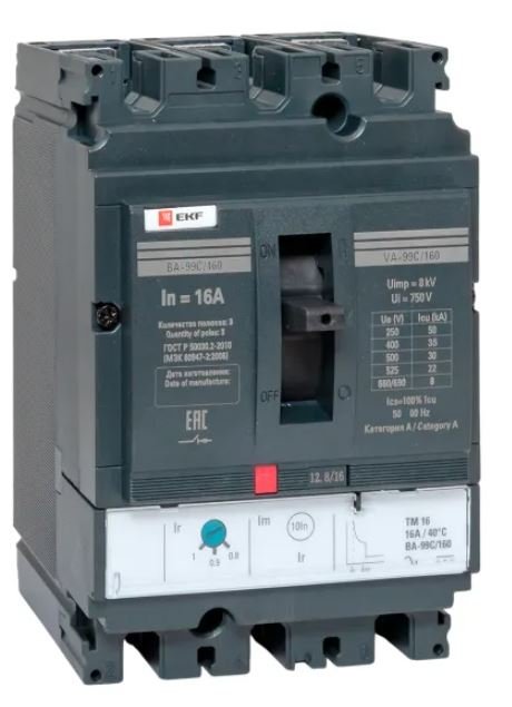 ВА-99C 160/16А 3P 35кА (mccb99C-160-16)