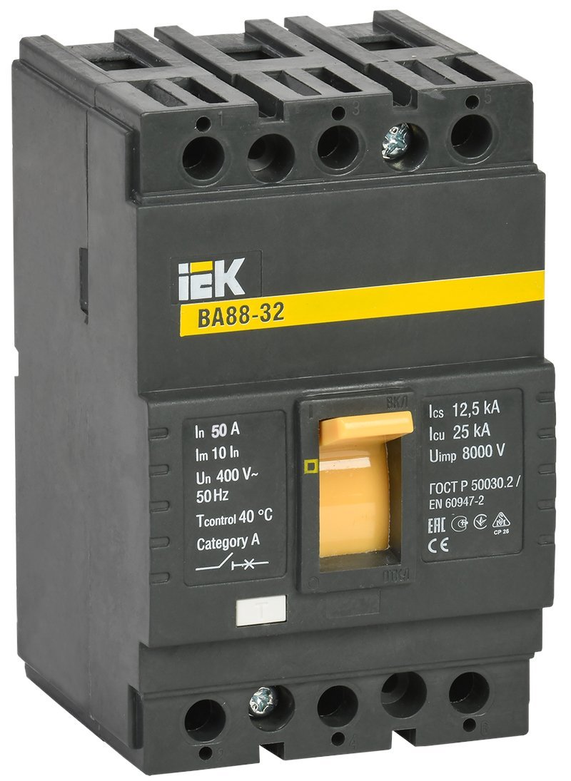ВА88-32 3Р 50А 25кА (SVA10-3-0050)