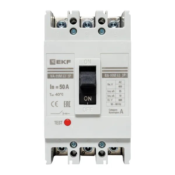 ВА-99М 63/50А 3P 25кА (mccb99-63-50m)