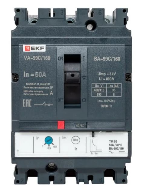 ВА-99C 160/50А 3P 35кА (mccb99C-160-50)