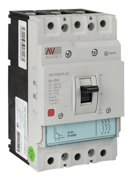 AV-POWER-1/3 20А 35кА TR (mccb-13-20-TR-av)
