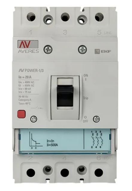 AV-POWER-1/3 20А 35кА TR (mccb-13-20-TR-av)