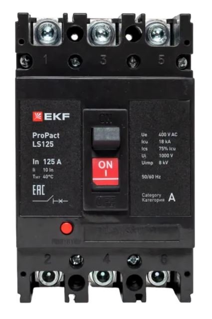 LS125 18кА 3P 160А ProPact (mccb-125-18-3-160-ls)
