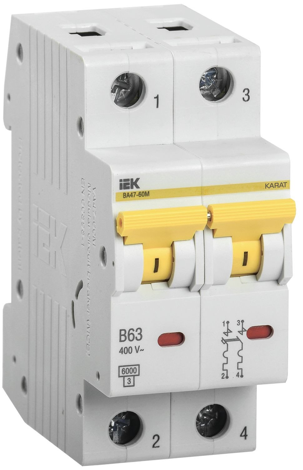 ВА47-60M 2P D 32А 6кА KARAT (MVA31-2-032-D)
