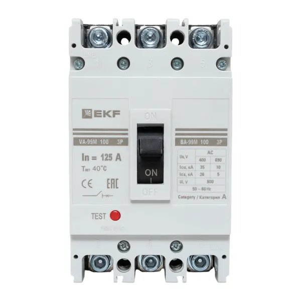 ВА-99М 100/125А 3P 35кА (mccb99-100-125m)
