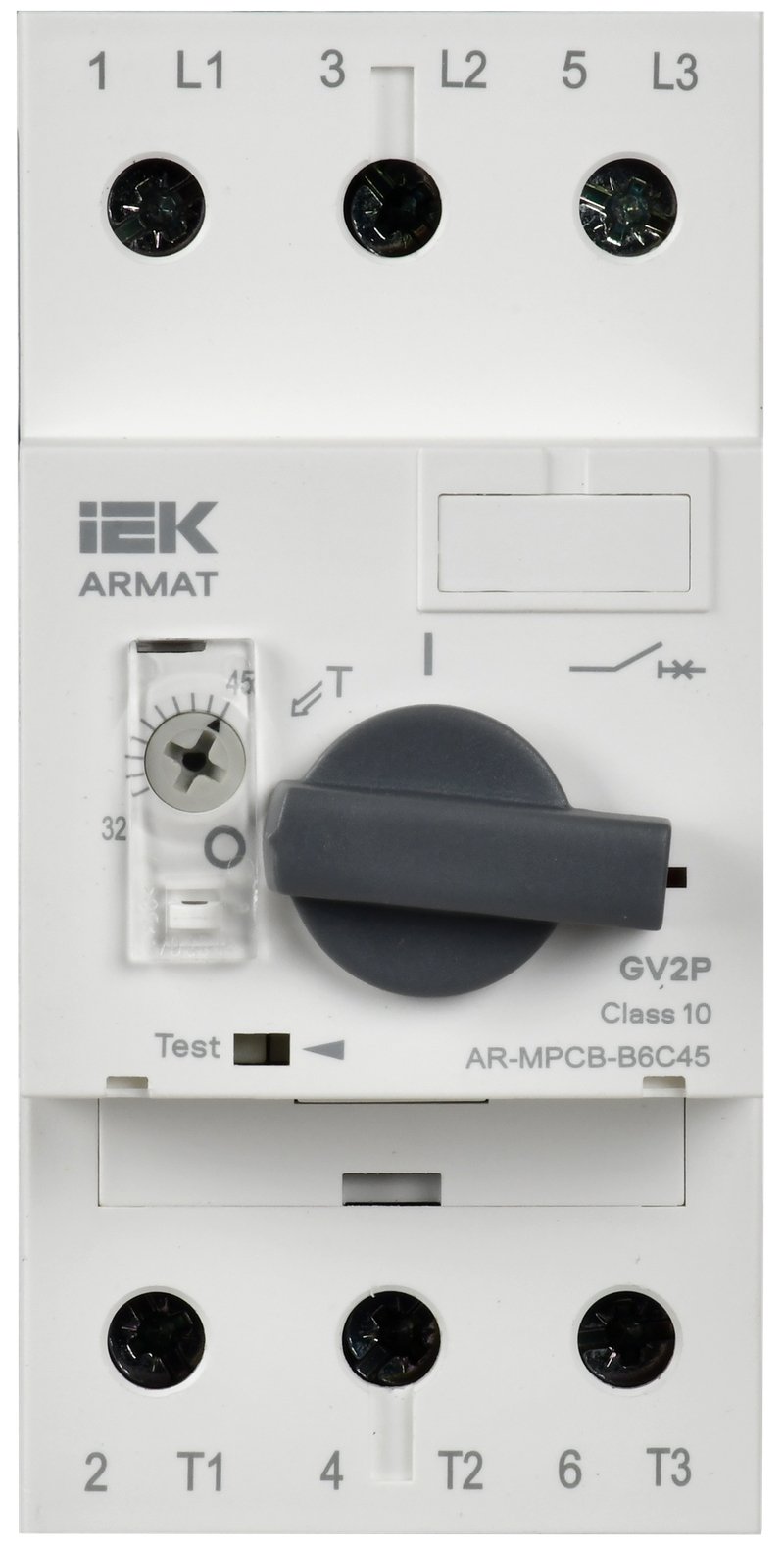 Автоматический выключатель защиты двигателя B6 GV2P 32-45А ARMAT (AR-MPCB-B6C45)