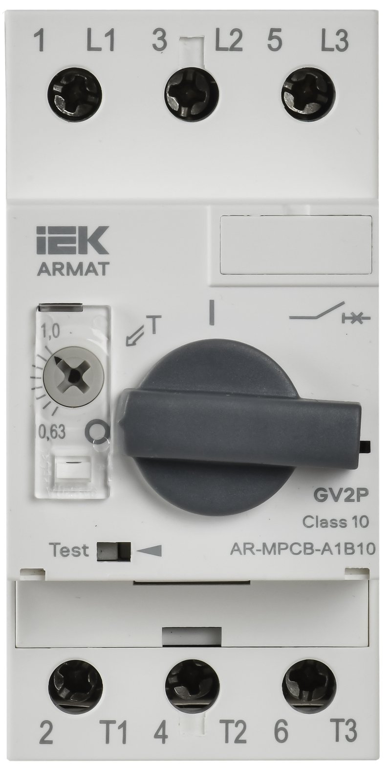 Автоматический выключатель защиты двигателя A1 GV2P 0,63-1А ARMAT (AR-MPCB-A1B10)