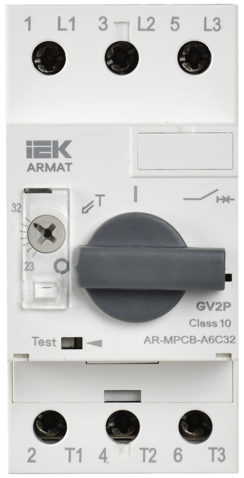 Автоматический выключатель защиты двигателя A6 GV2P 23-32А ARMAT (AR-MPCB-A6C32)