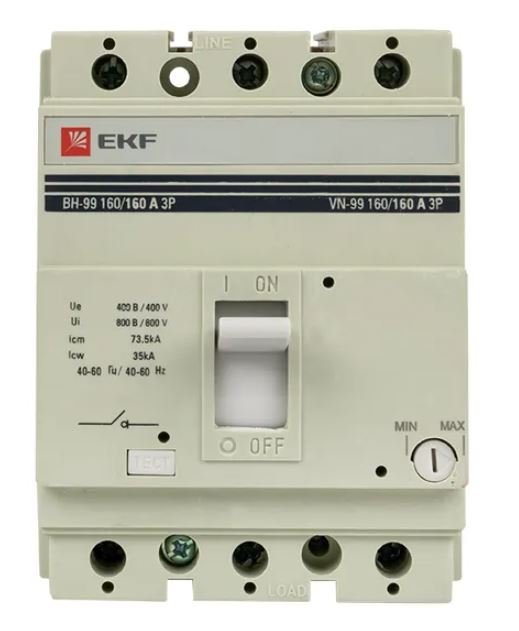 Выключатель нагрузки ВН-99 160/160А 3P EKF PROxima (sl99-160-160)