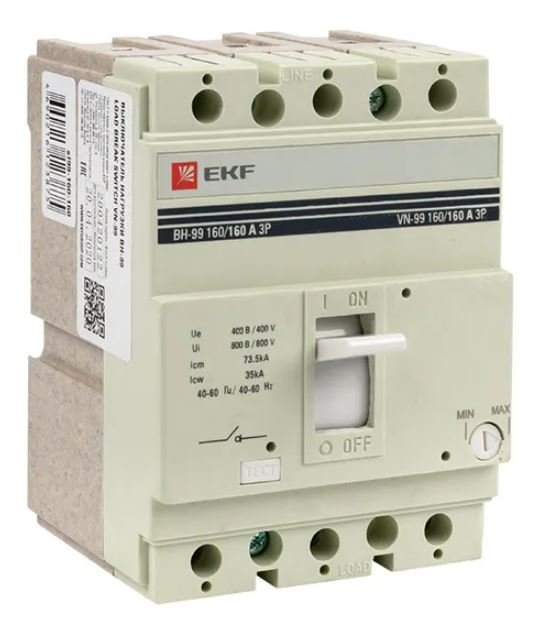 Выключатель нагрузки ВН-99 160/160А 3P EKF PROxima (sl99-160-160)