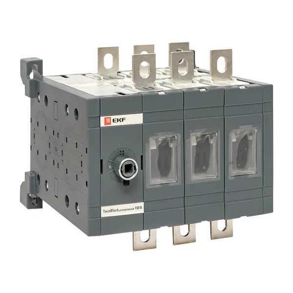 Рубильник 160A 3P реверсивный без рукоятки управления TwinBlock (tb-s-160-3p-rev)
