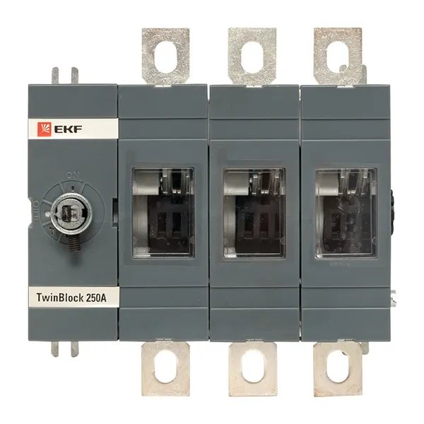 Рубильник 250A 3P без рукоятки управления TwinBlock (tb-s-250-3p)