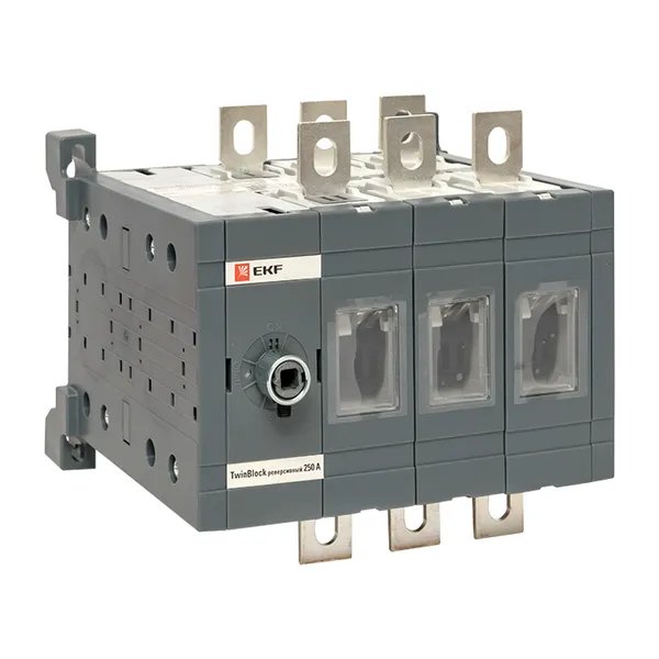 Рубильник 250A 3P реверсивный без рукоятки управления TwinBlock (tb-s-250-3p-rev)