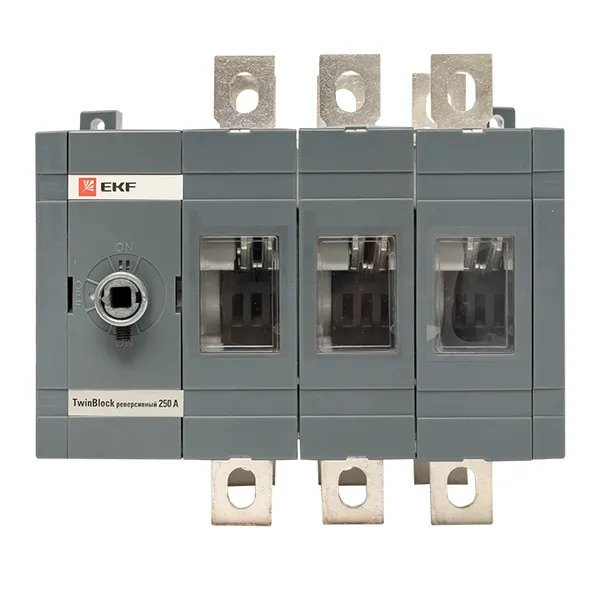 Рубильник 250A 3P реверсивный без рукоятки управления TwinBlock (tb-s-250-3p-rev)