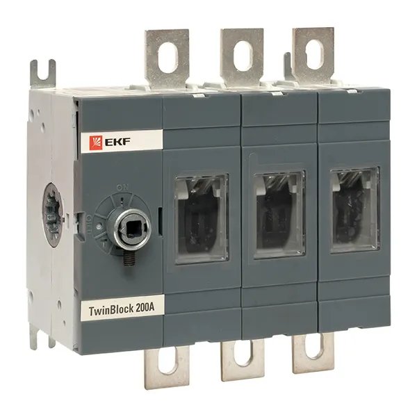 Рубильник 200A 3P без рукоятки управления TwinBlock (tb-s-200-3p)