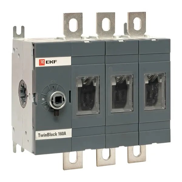 Рубильник 160A 3P без рукоятки управления TwinBlock (tb-s-160-3p)