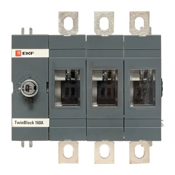 Рубильник 160A 3P без рукоятки управления TwinBlock (tb-s-160-3p)